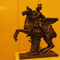 Эрмитаж. Скульптура "Меркурий на Пегасе".