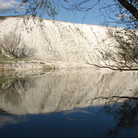Большая Голубая река близ Большенабатовского хутора. 10 мая 2009 года