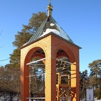 Колокольня Никольского храма в поселке Ивня