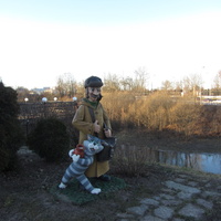 Современная скульптура " Печкин из Простоквашино"