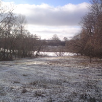 Кубань. Вид на пруд