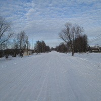 Зимняя сельская улица