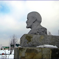 Бюст В.И.Ленина в селе Фощеватово