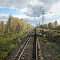 Железнодорожный перегон Ломовка-Пологовка. 244 км