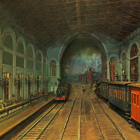 Экспонат в музее железнодорожного транспорта