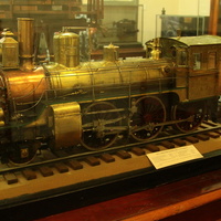Музей железнодорожного транспорта. Макет паровоза 1892 г.