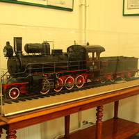 Музей железнодорожного транспорта. Макет паровоза 1905 г.