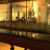 Военно-морской музей. Макет крейсера "Аврора".