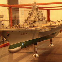 Военно-морской музей. Макет боевого корабля.