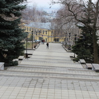 Лестница с Комсомольской горки