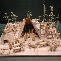 Эрмитаж. Декоративная скульптура "Ненецкая стоянка".