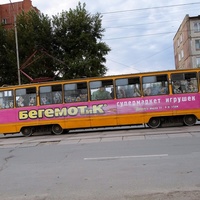 Трамвай на ул. Кравченко