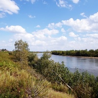 Река Чулым у Белого Яра