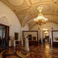 Эрмитаж. Зал искусства Франции 18 века.