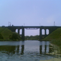 Кировоград,ЖД мост через реку
