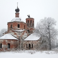Подлесново. Церковь Иоанна Богослова. Вид с северо - востока.