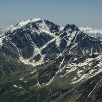 Ледник "Семерка". Вид с Эльбруса. июль 2015г.
