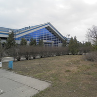 12.03.16.Вид  на здание вокзала ст.Синельниково-ІІ со стороны города .Вид на запад.