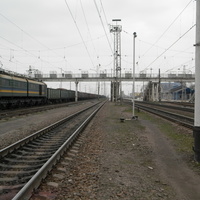 12.03.2016.Станция Синельниково-ІІ.Вид на запад.