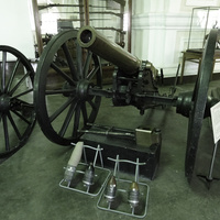 Музей артиллерии, инженерных войск и войск связи. Зал истории артиллерии с середины 19 века до 1917 года.