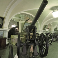 Музей артиллерии, инженерных войск и войск связи. Зал истории артиллерии с середины 19 века до 1917 года.
