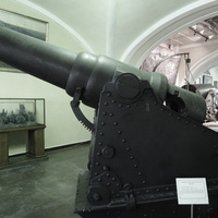 Музей артиллерии, инженерных войск и войск связи. Зал истории артиллерии с середины 19 века до 1917 года.