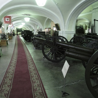 Музей артиллерии, инженерных войск и войск связи. Зал истории артиллерии с середины 19 века до 1917 года.