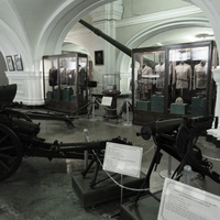 Музей артиллерии, инженерных войск и войск связи. Зал истории артиллерии с середины 19 века до 1917 года.