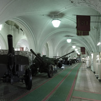 Музей артиллерии, инженерных войск и войск связи. Зал артиллерии в годы Великой Отечественной войны.