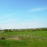 Пейзаж на окраине села Тарасово