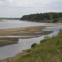 Река Ветлуга ниже д. Благовещенское