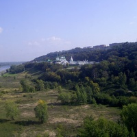г. Нижний Новгород. Печерский монастырь - вид со стороны лугов.