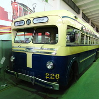 Музей городского электрического транспорта. Троллейбус МТБ-82Д.