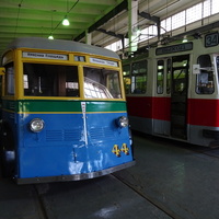 Музей городского электрического транспорта. Троллейбус ЯТБ-1.