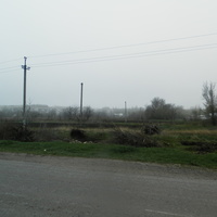 Синельниково.14 апреля 2016 года.Туман.Вид от Переулка Абрикосового на юг ,на жилмассив Южный (в народе-"Пятихатки").