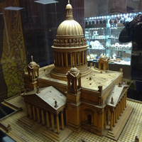 Музей Исаакиевского собора. Модель Исаакиевского собора 1858 года.