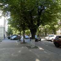 Улица Дзержинского у клуба "Опера".