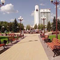 площадь со стороны парка