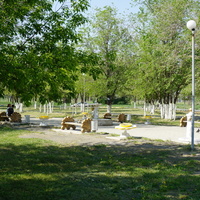 Фонтан на улице Комарова.