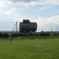 4 июня 2016 года.Лубянка.Стадион Цыгановской СШ.Вид на западные ворота.
