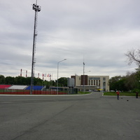 На Юбилейном.