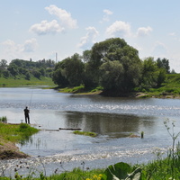 Река Ливенка впадает в реку Быстрая Сосна