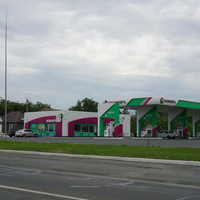 На Оренбургской трассе.Заправочный комплекс.