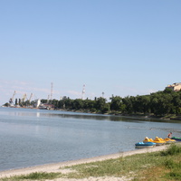 Таганрог. Вид на море с Пушкинской набережной.