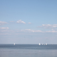 Таганрог. Вид на море с Пушкинской набережной.