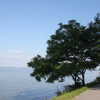 Таганрог. Вид на море с Пушкинской набережной.