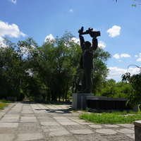 Памятник рабочему,на проспекте Мира.