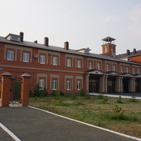 На улице Волкова Пожарная часть.