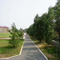 Территория детского Дома.