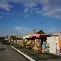 На улице Гомельской.